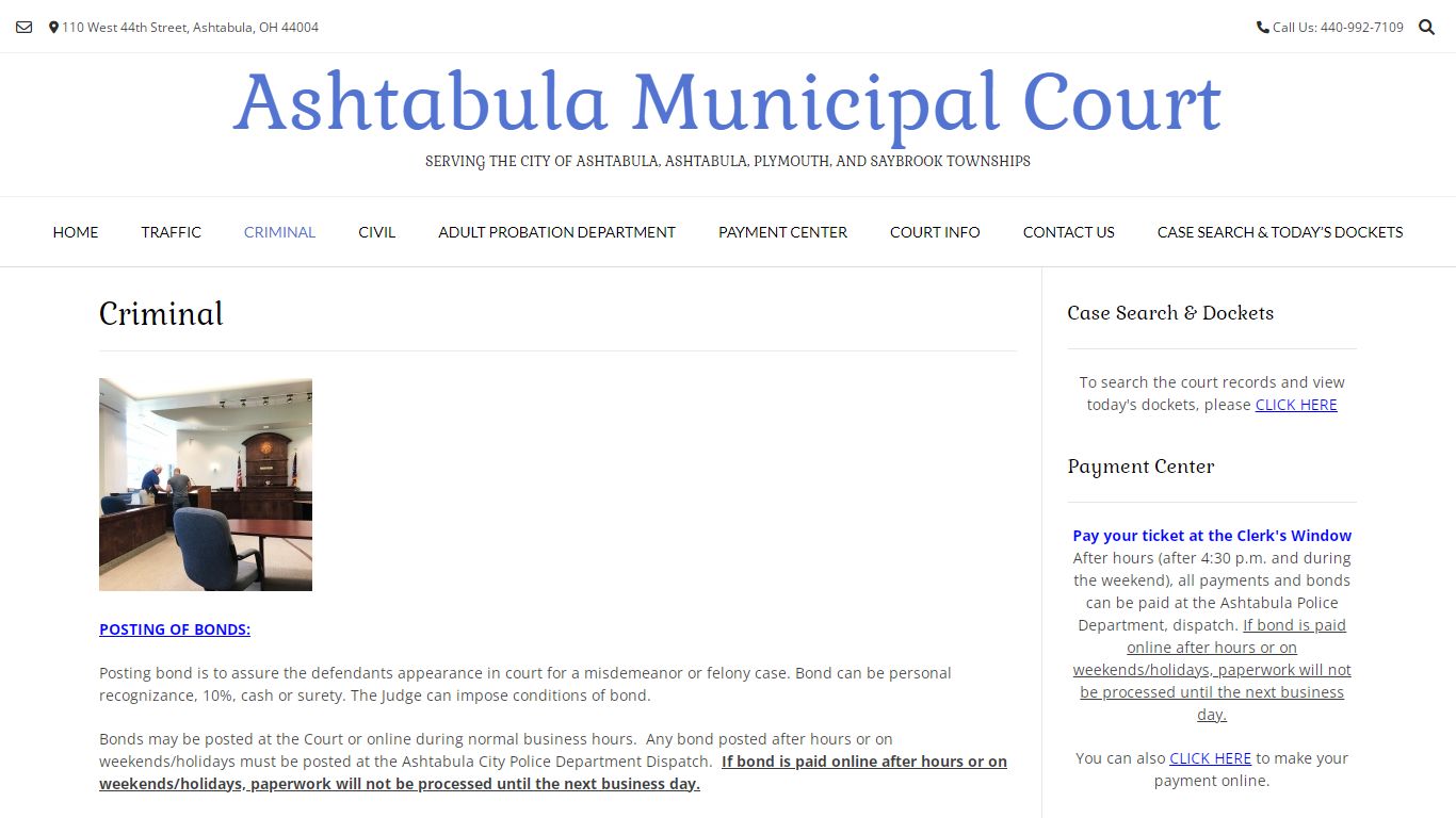 Criminal – Ashtabula Municipal Court